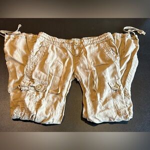 Y2K Old Navy Women’s Light Brown Cargo Pants 2